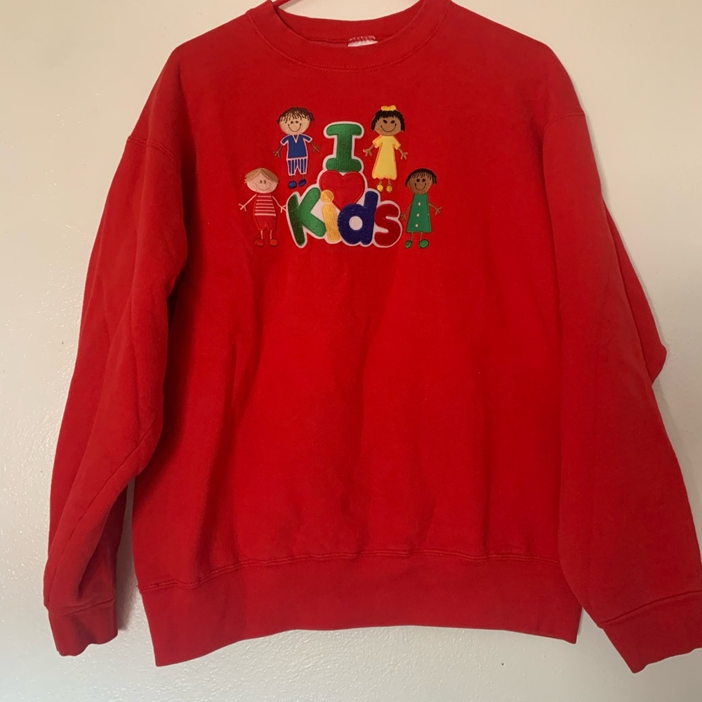 Vintage I Love Kids Sweatshirt